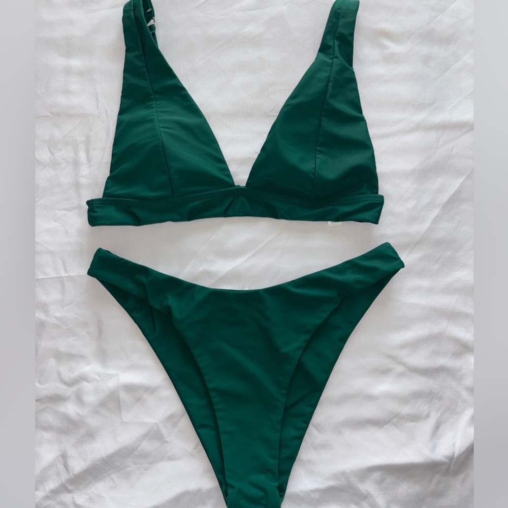 Emerald Green Women's Swimwear Set